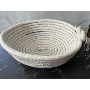 Rope Bowl Handmade Boho Home Decor Gift White